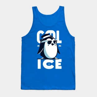 Cool as ice penguin Tank Top